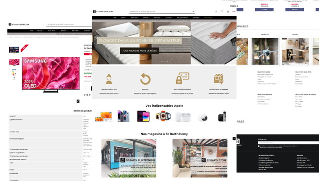 Création E-commerce St Barth Store